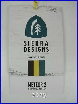 Sierra Designs Meteor 2 3-Season Backpacking and Camping Tent