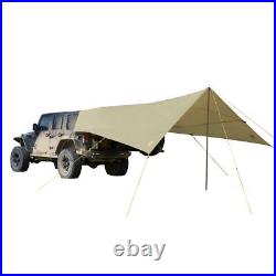 Slumberjack Roadhouse Tarp, 2 Steel Poles, Khaki, 58755517 Tent