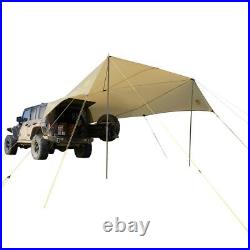 Slumberjack Roadhouse Tarp, 2 Steel Poles, Khaki, 58755517 Tent