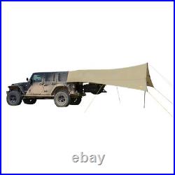 Slumberjack Roadhouse Tarp, 2 Steel Poles, Khaki, 58755517 Tent