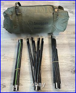 Snugpak The Bunker Tent (Olive) 3 Man Tent Damage Pole With Repair Kit