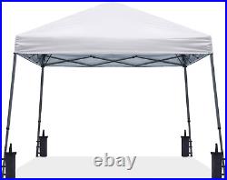 Stable Pop up Outdoor Canopy Tent, White