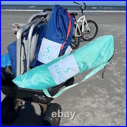 Sunsail Premium Beach Shade Tent UV 50+ Protection Easy Setup Spacious 120