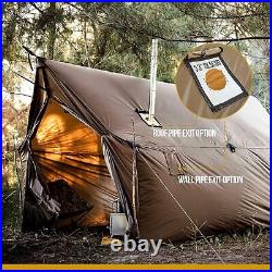 TEGIMEN Hammock Hot Tent with Stove Jack Spacious Versatile Wall Tent with