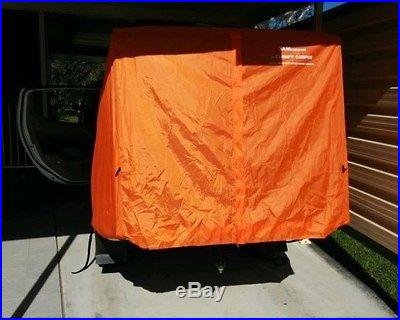 TENT TO SUIT ANY DUAL CAB STYLESIDE UTE WITH A CANOPY IN ORANGE SIMPLE SETUP