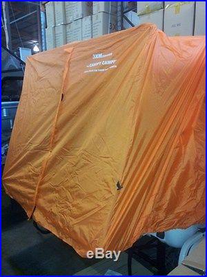 TENT TO SUIT ANY DUAL CAB STYLESIDE UTE WITH A CANOPY IN ORANGE SIMPLE SETUP