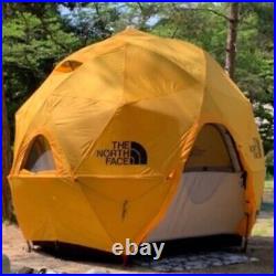 THE NORTH FACE Geodome 4 Tent with Footprint NV21800 Saffron Yellow Japan Used