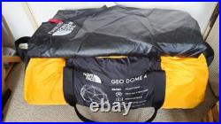 THE NORTH FACE Geodome 4 Yellow Tent NV21800 with special storage bag Used THE NORTH FACE Geodome 4 Yellow Tent NV21800 with special storage bag Used