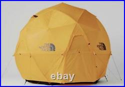 THE NORTH FACE NV21800 Geodome 4 Tent Saffron Yellow