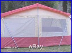 TREK 3 ROOM FAMILY CABIN TENT 16' LONG x 10' WIDE 2 AWNING 2 DOORS FLY