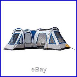 Tahoe Gear Gateway 12-Person Deluxe Cabin Family Camping Tent, Navy Blue