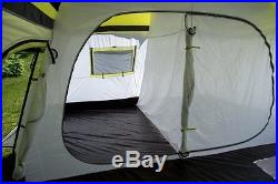 Tahoe Gear Glacier 14 Person 3-Season Family Cabin Camping Tent Green/Grey