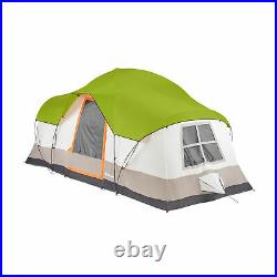 Tahoe Gear Olympia 10 Person 3 Season Camping Tent, Green and Orange (Open Box)