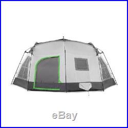 Tahoe Gear Ozark TGT-OZARK-16-C 16 Person 3 Season Family Cabin Tent, Beige