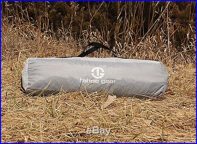 Tahoe Gear Powell 3 Person 3-Season Family Dome Camping Tent Black/Grey