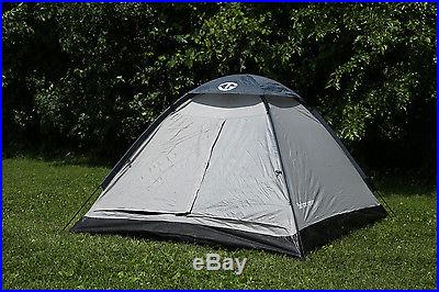 Tahoe Gear Willow 2 Person 3-Season Family Dome Camping Tent Black/Grey