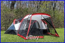 Tahoe Gear Zion 9 Person Three Season Family Tent with Screen Porch