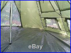 Teepee Tent 10 x 10 Family 6 Person Camping Outdoor Guide Gear Trail Camp Scouts