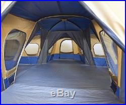Tent Large Family 3 Room Cabin Tents Multi Rooms Camping 14 Person Outdoor NEW