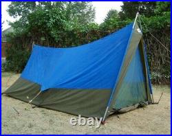 The North Face A-Frame Tuolumne Tent 1-2 Person Army/OD Green & Blue 3 Season