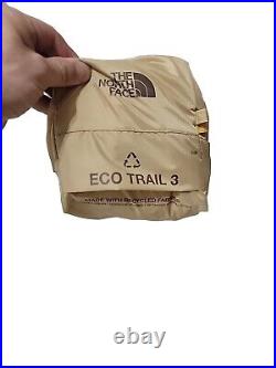 The North Face Eco Trail 3 Person Tent Stinger Yellow / Blue New $300