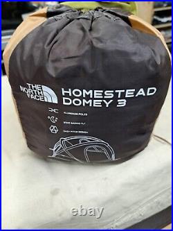 The North Face Homestead Domey 3 Three-Person Tent TNF BRAND NEW $250 RETAIL