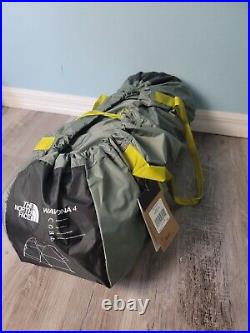 The North Face Wawona 4 Person Camping Tent Agave Green Asphalt Grey New $400