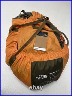 The North Face Wawona 4-Person Car Camping Travel Beach Tent Orange Green