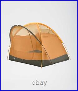 The North Face Wawona 4 Person Storm-Proof Tent Orange/Timber Brand New