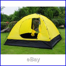 Track Man 3-4 Person Double-layer Waterproof Camping Tent Backpacking Hiking New