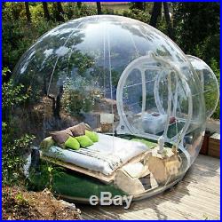 Transparent Single Inflatable Bubble Tent Camping Moisture-Proof Blower Kit