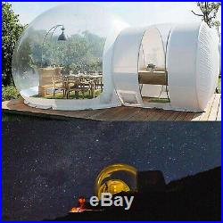 Transparent Single Inflatable Bubble Tent Camping Moisture-Proof Blower Kit