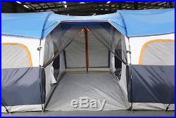 Tunnel Tent Ozark Trail 10 Person Camping Family Outdoor Instant Tents 2 Room