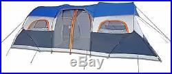 Tunnel Tent Ozark Trail 10 Person Camping Family Outdoor Instant Tents 2 Room