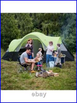 UNP Camping Tent 10-Person-Family Tents, 5 Large Mesh Windows, 18ft X 9ft X78in