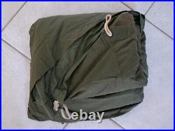 USED Army COMPLETE SHELTER HALF PUP TENT Camping