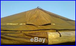 USGI MILITARY ARMY TENT- MODULAR COMMAND POST SYSTEM #483 With FLOOR-11 x 11 ft