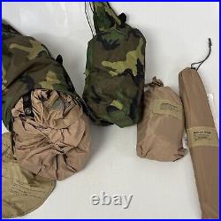 USMC 2 Two Man Combat Tent Diamond Brand Complete Set Clean No Stains or Smell