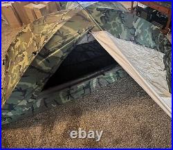 USMC TCOP Tent Combat One Person. Woodland / Tan Rainfly NIB Eureka! Brand NOS