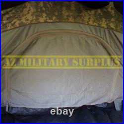US MILITARY ONE MAN TENT IMPROVED COMBAT SHELTER WithPOLES, STAKES & POUCH GOOD