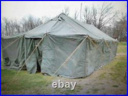 US Military G. P. Medium Tent (16' x 32' Vinyl) BRAND NEW NSN 8340-00-482-3963