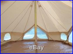 US Shipped Large Twin 64M Emperor Bell Tent Cotton Canvas Luxury Yurt Tent