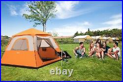 Ubon 6 Person Camping Tent Family Instant Cabin Tent Backpacking Waterproof