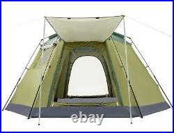 Ubon 6 Person Camping Tents Family Instant Cabin Tent Waterproof Double Layers