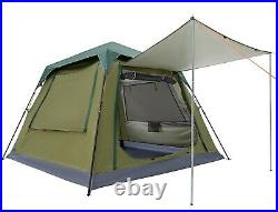 Ubon 6 Person Family Camping Tent Instant Cabin Tent Waterproof with Rain Fly