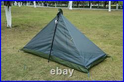 Ultralight 1 Man Backpacking Tent Just 1.2kg c/w Pair of Ali Walking Poles