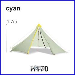 Ultralight Camping Rodless Tent 4-8 Person Silicon Coating Outdoor Hiking Tents