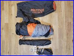Used Marmot Tungsten 2 Person Light Weight Back Packing Tent