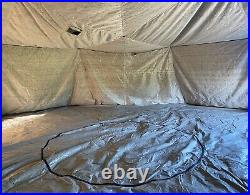 Usmc15 Man Hdt Artic Shelter Tent Includes Camo Rainfly Gore Tex Body Military