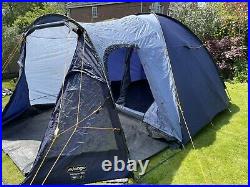 VANGO Venture 500 5 Person Man Tent Blue Dome 1 Bedroom & Porch
